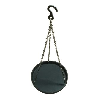 SCALE PAN PLASTIC WITH CHAIN & HOOK 75mmD