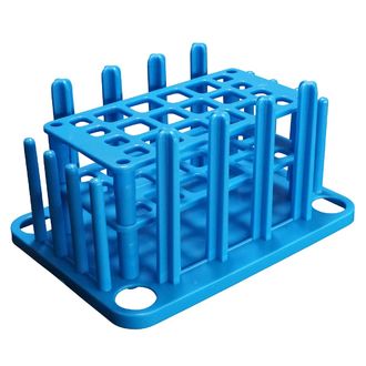 TEST TUBE RACK & DRAIN P/P FOR 8x10mm/12x16mm TUBES