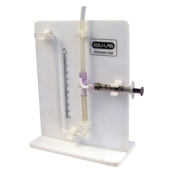 POTOMETER TRANSPIRATION EXPERIMENT APPARATUS