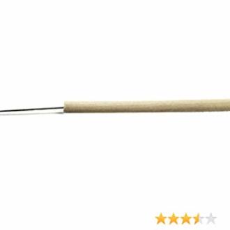 NEEDLE DISSECTING WOODEN HANDLE STRAIGHT FINE