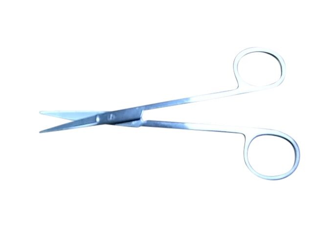 SCISSORS CURVED SHARP 130MM