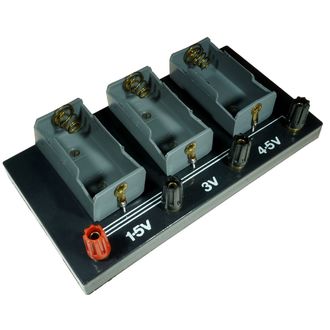 BATTERY HOLDER 3x1.5V D CELLS 4mm TERMINALS