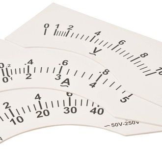 METER DEMONSTRATION SCALE ONLY 0-1A DC