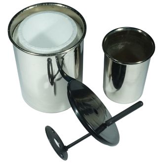 CALORIMETER CUP PAIR INNER/OUTER WITH LID & STIRRER