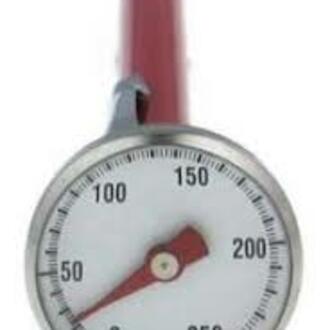 THERMOMETER DIAL 25dx130mm S/S SPIKE 0-250c