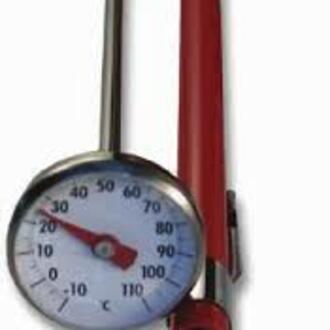 THERMOMETER DIAL 25dx130mm S/S SPIKE -10/110c