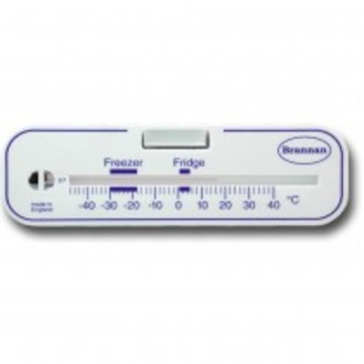 THERMOMETER FREEZER / FRIDGE PLASTIC HORIZONTAL -40/40 DEG C