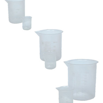 BEAKER POLYPROPYLENE GRADUATED   25ml