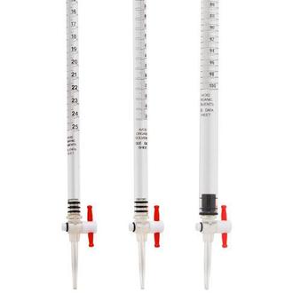 BURETTE ACRYLIC WITH PTFE STOPCOCK   25ML