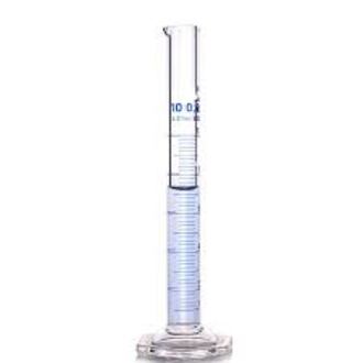 CYLINDER GRADUATED BOROSILICATE GLASS   10ml