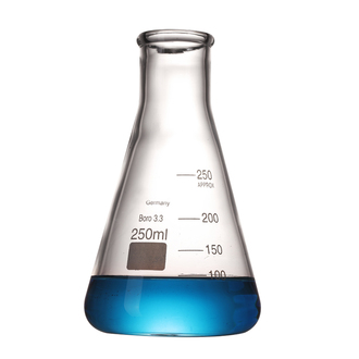 FLASK ERLENMEYER NARROW NECK GRADUATED  250ml