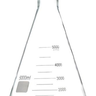 FLASK ERLENMEYER NARROW NECK GRADUATED 5000ml