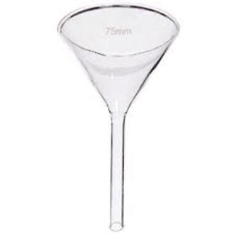 FUNNEL FILTER GLASS  75mm