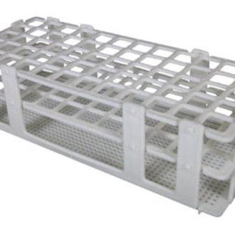 RACK TEST TUBE POLYPROPYLENE WHITE 60x16mm TUBES