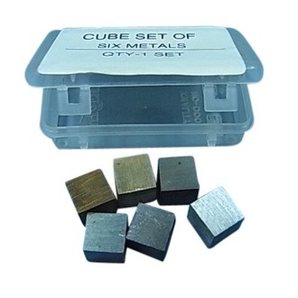 CUBE SET/6 1.0cm EDGE IN PLASTIC BOX