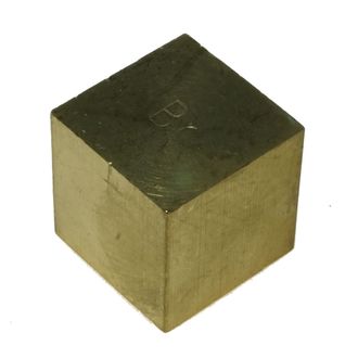 CUBE 2.5CM BRASS