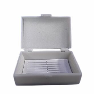 SLIDE BOX MICROSCOPE PLASTIC FITS  10 SLIDES