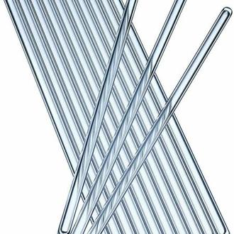 RODS STIRRING GLASS 200 x 7mm d FLAT ENDS PACK/10