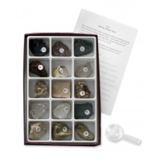 GEOLOGICAL SPECIMENS ROCKS STUDY KIT ECONOMY