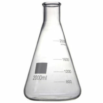 FLASK ERLENMEYER NARROW NECK GRADUATED 2000ml