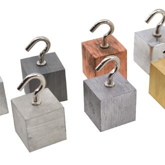 CUBE DENSITY 2.0CM SET OF 7 CUBES WITH HOOKS