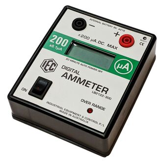 METER DIGITAL AMMETER LCD +/- 0-200uA.DC AUTO POWER OFF