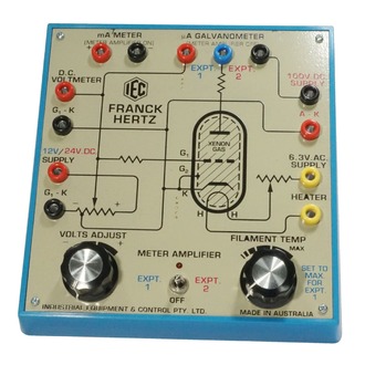 FRANCK HERTZ EXPERIMENT SET C/W TUBE µA-mA AMPLIFIER