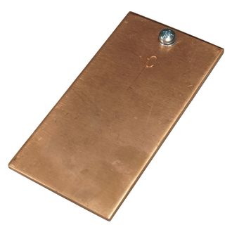 PLATES (ELECTRODES) COPPER 100x50x3mm THICK