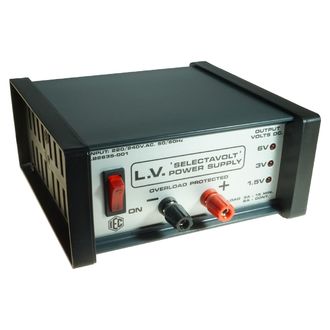 POWER SUPPLY SW 'SELECTAVOLT' 1.5/3/6V.DC. x 2A. REGULATED