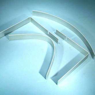 RIPPLE TANK BARRIERS SET/4 ALUMINIUM