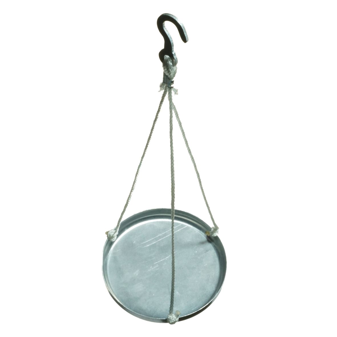 SCALE PAN ALUMINIUM WITH CORD & HOOK 75mmD