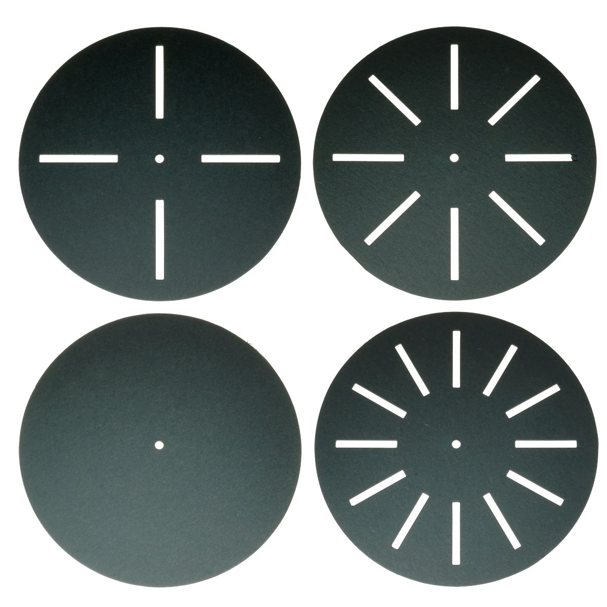 STROBOSCOPE MOTORISED DISC SET/4: 0 4 8 12 SLOT