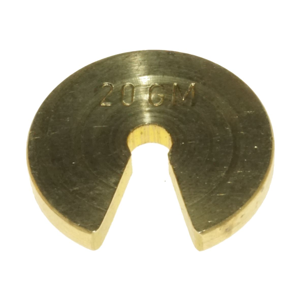 WEIGHT BRASS SLOTTED 20gm