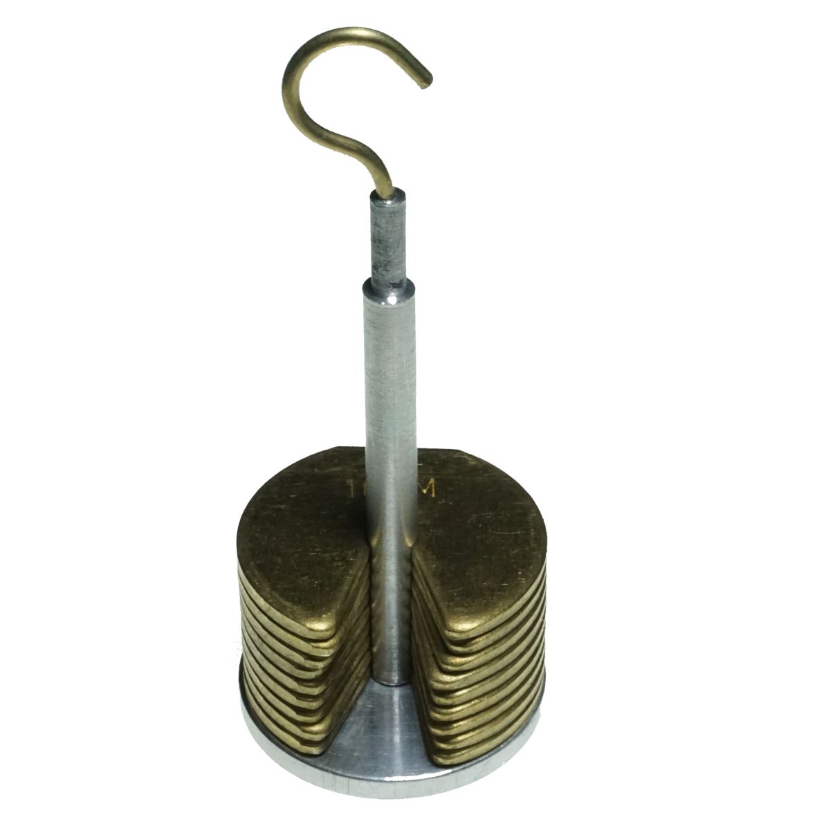 WEIGHT SET/9 BRASS SLOTTED ON CARRIER 10gm | IEC designs