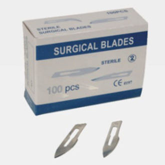 BLADE SURGICAL STERILE #15 CARBON STEEL PK/100