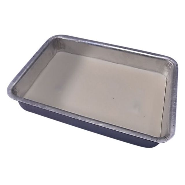 DISSECTING DISH ALUMINIUM 330X230X70mm WITH WAX