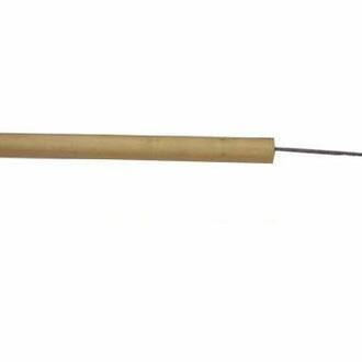 NEEDLE DISSECTING WOODEN HANDLE BENT