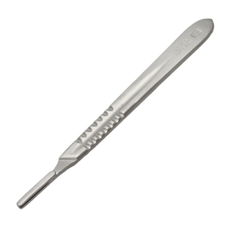 SCALPEL HANDLE STAINLESS STEEL NUMBER 4