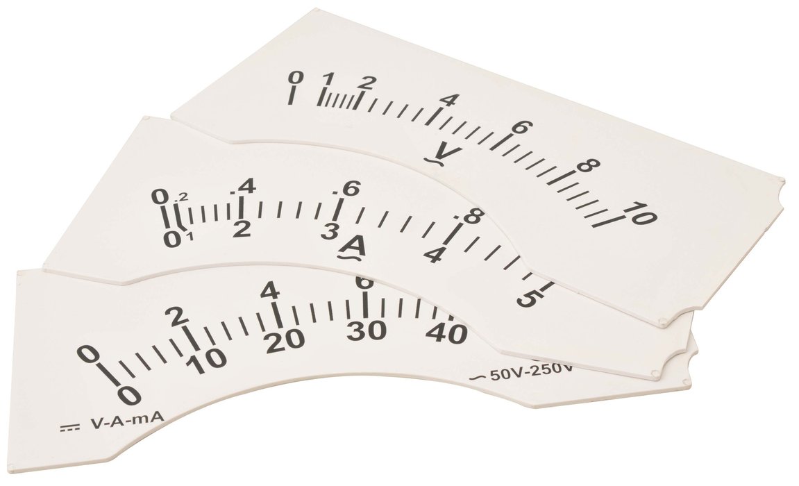 METER DEMONSTRATION SCALE ONLY 0-5mA DC