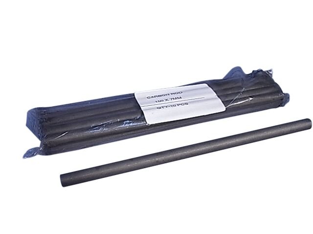 ROD CARBON 150x6mm d pack/10