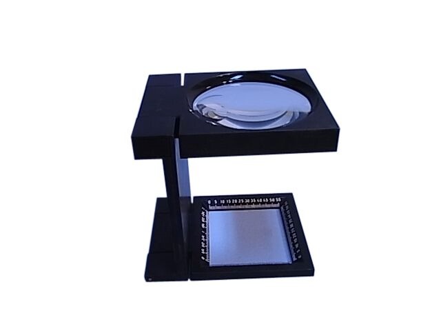 MAGNIFIER FOLDING STAND 3x & 6x MAG 75mm d LENS