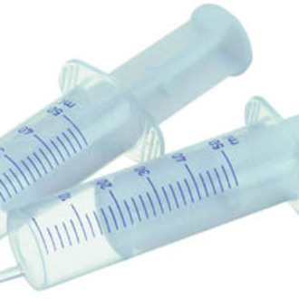 SYRINGE TWO PART NO RUBBER NO NEEDLE  2ML PK/100