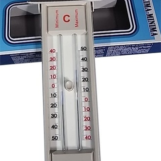 THERMOMETER MAX MIN Hg QUICKSET PLASTIC -30 TO 50 DEG C