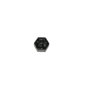 WEIGHT HEXAGONAL WITH RING CAST IRON   100gm