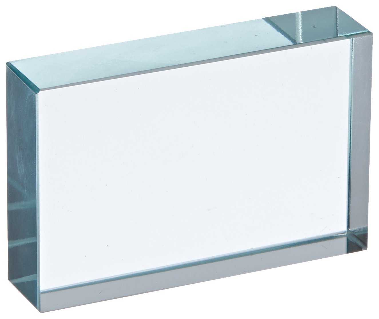 PRISM GLASS RECTANGULAR BLOCK 110x62x18mm thick