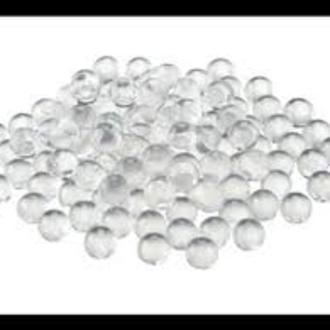 BEADS GLASS 500gm BAG 3-4mm