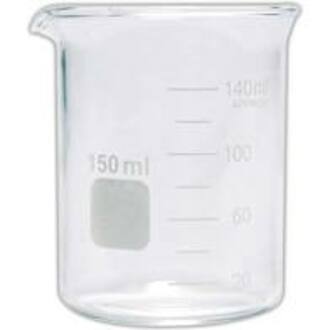 BEAKER BOROSILICATE GLASS GRADUATED  150ml