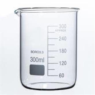 BEAKER BOROSILICATE GLASS GRADUATED  300ml