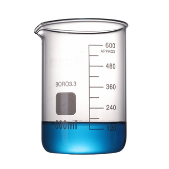 BEAKER BOROSILICATE GLASS GRADUATED  600ml