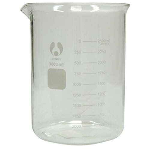 BEAKER BOROSILICATE GLASS GRADUATED 3000ml